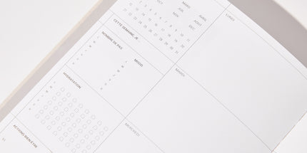 Agenda perpétuel non daté reliure